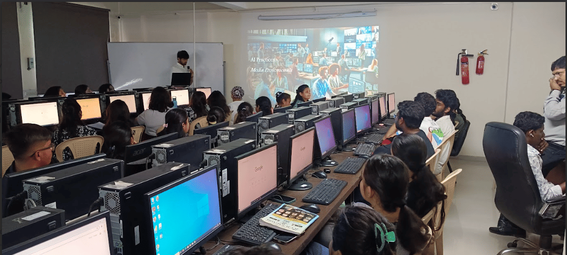L J Institute of Media and Communications Ahmedabad AI Workshop Open for All photo 3